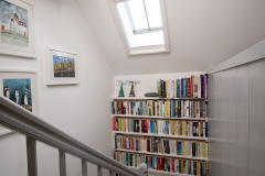 Jackie's House staircase library