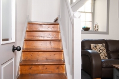 Jackie's House staircase to the kitchen