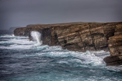 Orkney's west coast cliffs