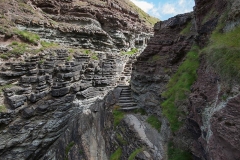 Steps at the Broch of Deerness