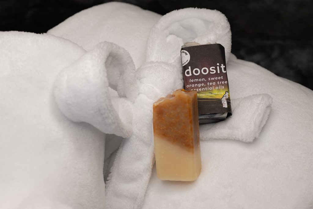 Soap and dressing gowns